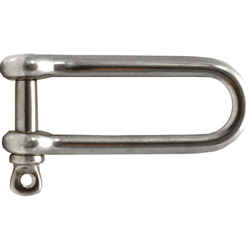 Talamex RVS D-sluiting lang 4mm