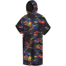 Poncho Velour Rainbow