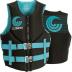 neopreen zwemvest promo aqua blauw