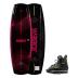 Vanity wakeboardset dames 131cm met Unit wakeboardbindingen