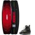 logo series wakeboardset 138cm en unit wakeboardbindingen