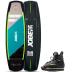 vanity wakeboardset 131cm en unit wakeboardbindingen