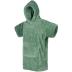 Poncho Teddy Junior Sea Salt groen