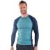 Rash Guard lange mouwen heren Vintage Teal