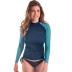 Rash Guard lange mouwen dames Midnight blauw