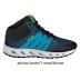 discover waterschoen hoge sneaker teal blauw
